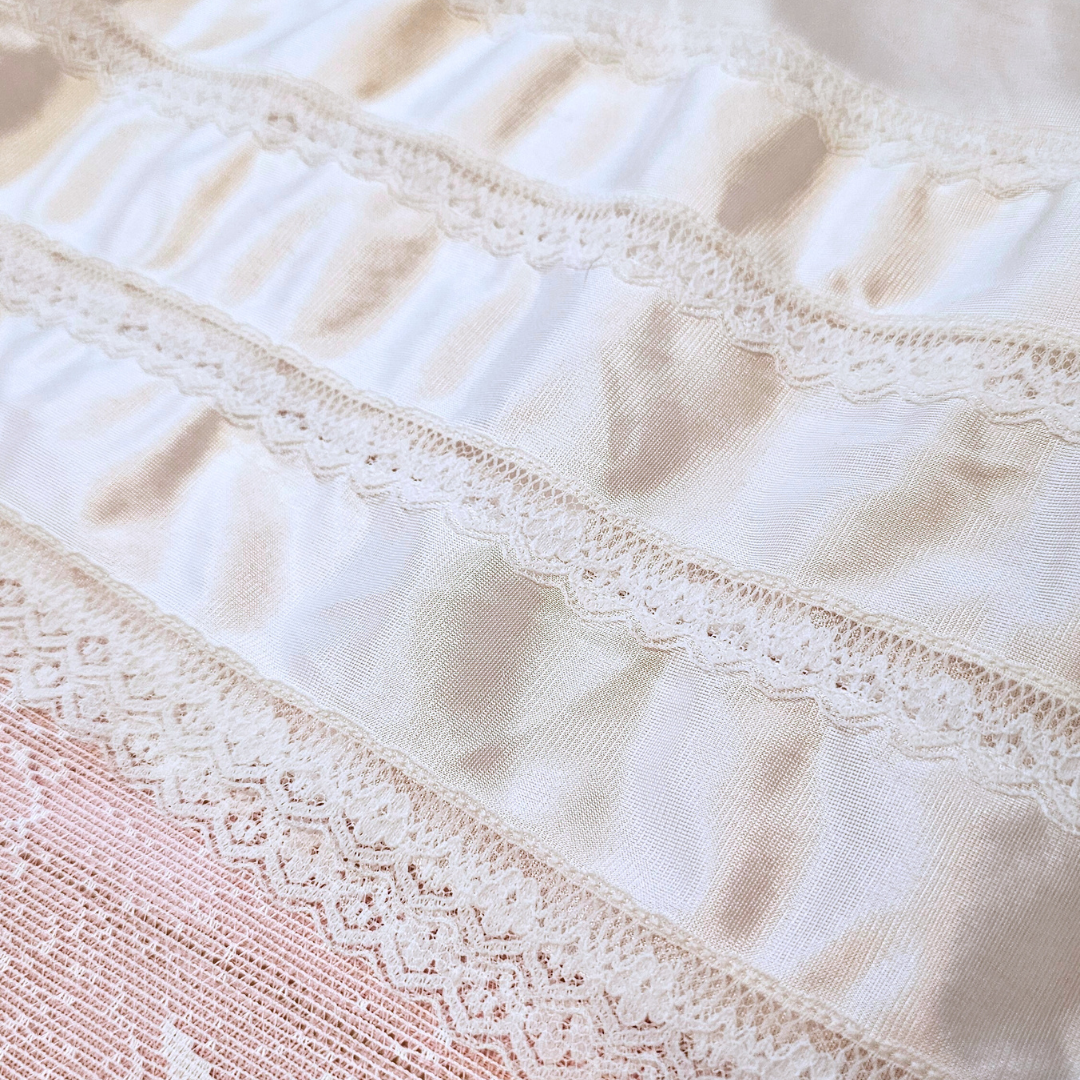 unbranded white slip skirt