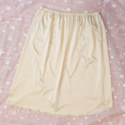 vanity fair ivory slip skirt