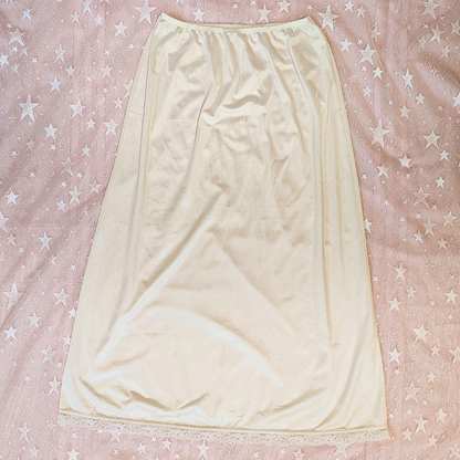 unbranded white slip skirt