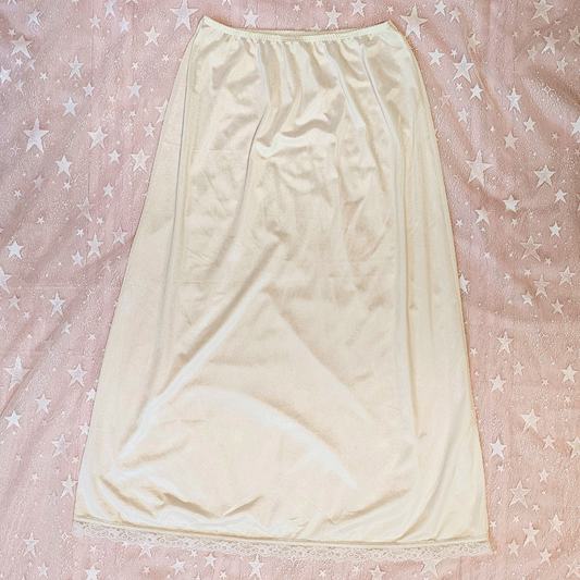 unbranded white slip skirt