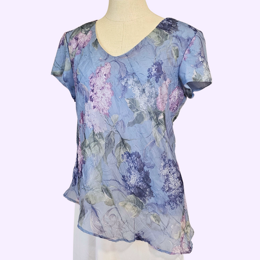 miss dorby asymmetrical hydrangea top