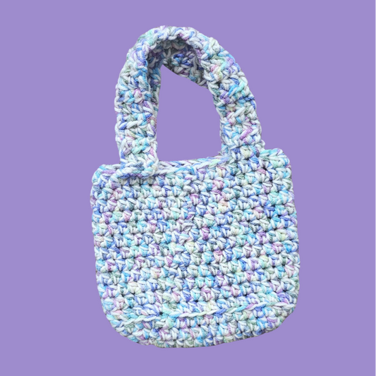 crochet mini tote