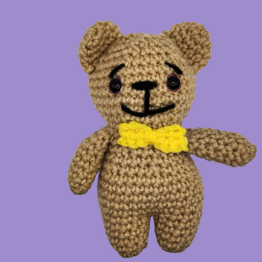 crochet teddy bear stuffie