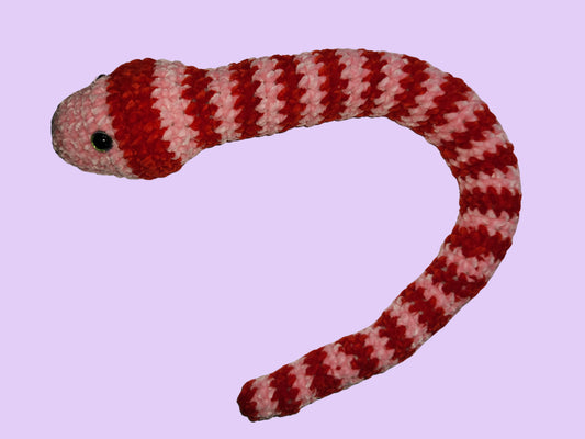 crochet snake stuffie
