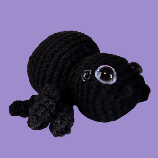 crochet spider stuffie