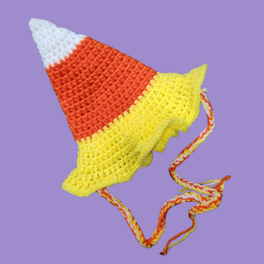 crochet toddler witch hat