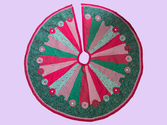 Quilted Christmas Tree Skirt