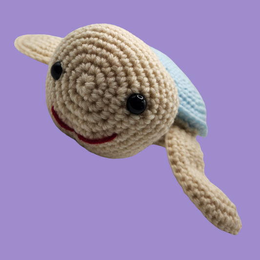 crochet turtle stuffie