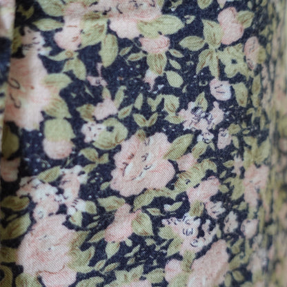 vintage ditsy floral vest