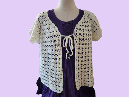 crochet shells & v-stitch cardi