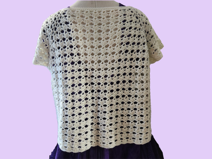 crochet shells & v-stitch cardi