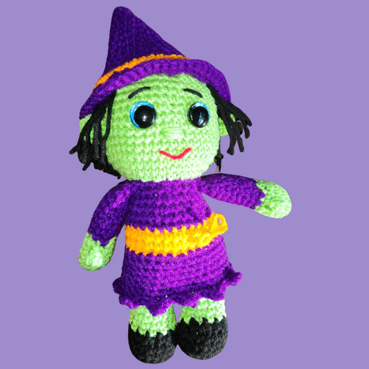 crochet witch stuffie