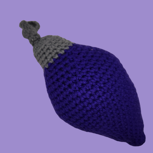 crochet christmas bulb stuffie