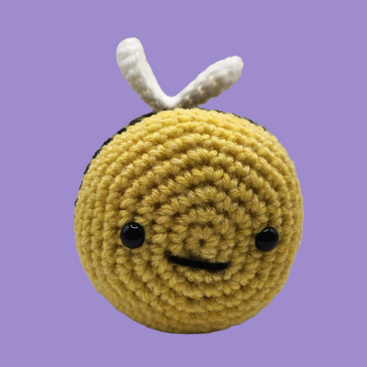 crochet bee stuffie