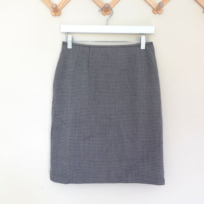 gray a line pencil skirt