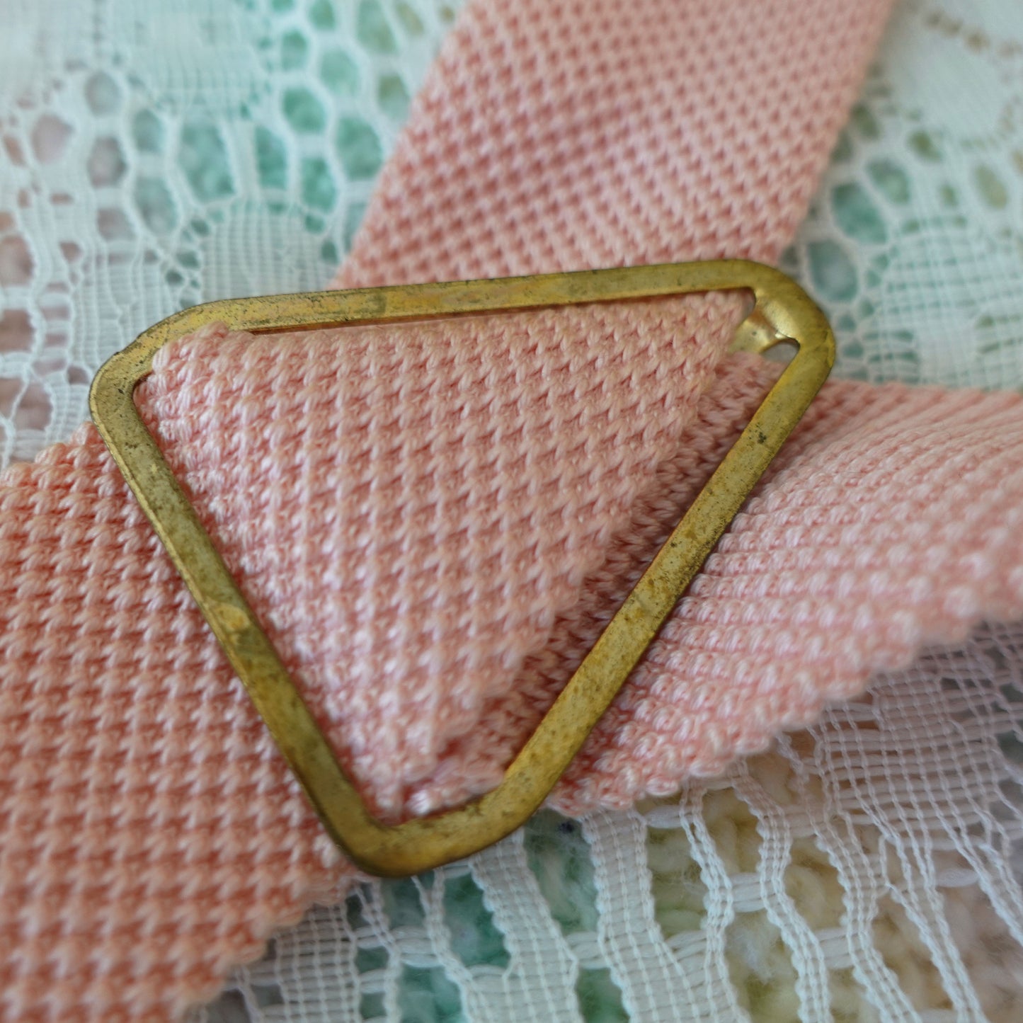 vintage pink suspenders