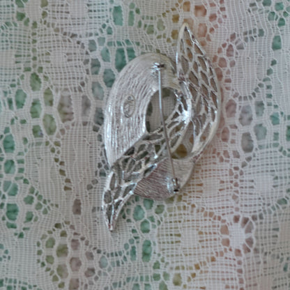 silver swirl pin